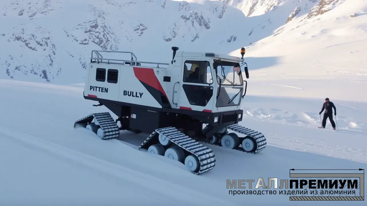 Производство траков для гусениц ратраков Pisten Bully: надежность и качество