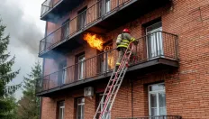 Назначение ручных пожарных лестниц: сталь, алюминий и спасение в огне