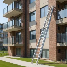 Трехколенная пожарная лестница: сталь в движении, алюминий в спасении